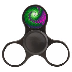 Fractal Spiral Purple Art Green Art Finger Spinner by Proyonanggan