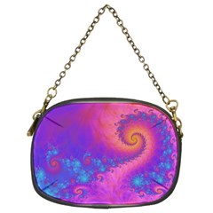 Fractal Art Artwork Magical Purple Chain Purse (two Sides) by Proyonanggan