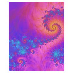 Fractal Art Artwork Magical Purple Drawstring Bag (small) by Proyonanggan