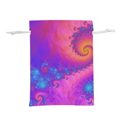 Fractal Art Artwork Magical Purple Lightweight Drawstring Pouch (s) by Proyonanggan