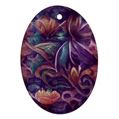 Abstract African Art Backdrop Ornament (oval)