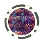 Abstract African Art Backdrop Poker Chip Card Guard (10 pack) Front