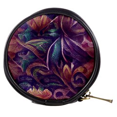 Abstract African Art Backdrop Mini Makeup Bag