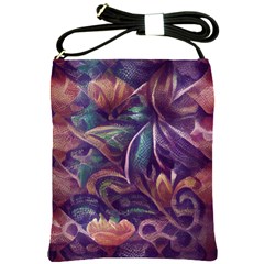 Abstract African Art Backdrop Shoulder Sling Bag