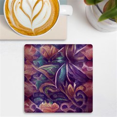 Abstract African Art Backdrop UV Print Square Tile Coaster 