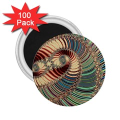 Fractal Strange Unknown Abstract 2 25  Magnets (100 Pack) 