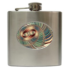 Fractal Strange Unknown Abstract Hip Flask (6 Oz) by Proyonanggan