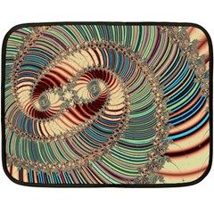 Fractal Strange Unknown Abstract Fleece Blanket (mini) by Proyonanggan