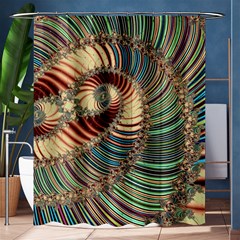 Fractal Strange Unknown Abstract Shower Curtain 60  X 72  (medium)  by Proyonanggan