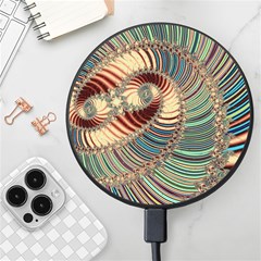 Fractal Strange Unknown Abstract Wireless Fast Charger(black) by Proyonanggan