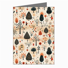 Pattern Seamless Greeting Cards (pkg Of 8) by Proyonanggan