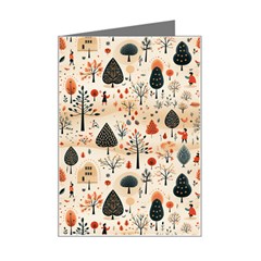 Pattern Seamless Mini Greeting Card by Proyonanggan