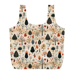 Pattern Seamless Full Print Recycle Bag (l) by Proyonanggan