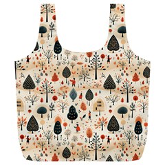 Pattern Seamless Full Print Recycle Bag (xl) by Proyonanggan