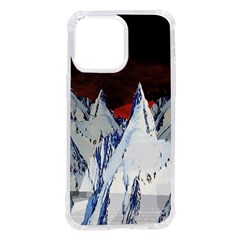 Abstract Painting Cold Temperature Snow Nature Iphone 14 Pro Max Tpu Uv Print Case