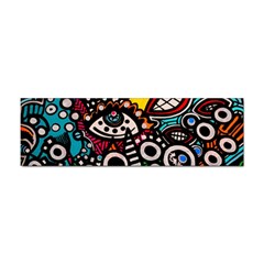 Multicolored Abstract Painting Colorful Sticker Bumper (100 pack)