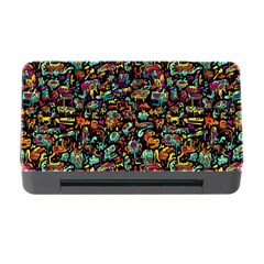 Multicolored Doodle Abstract Colorful Multi Colored Memory Card Reader With Cf by Grandong