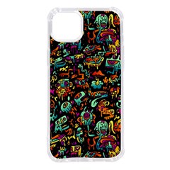 Multicolored Doodle Abstract Colorful Multi Colored iPhone 14 Plus TPU UV Print Case