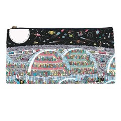 Abstract Painting Space Cartoon Pencil Case by Grandong