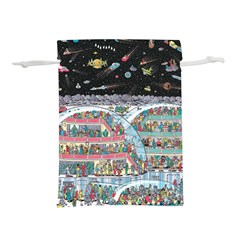 Abstract Painting Space Cartoon Lightweight Drawstring Pouch (s) by Grandong