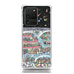 Abstract Painting Space Cartoon Samsung Galaxy S20 Ultra 6 9 Inch Tpu Uv Case by Grandong