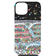 Abstract Painting Space Cartoon Iphone 14 Black Uv Print Case by Grandong