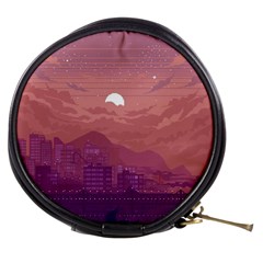 Aesthetic Pixel Art Landscape Mini Makeup Bag