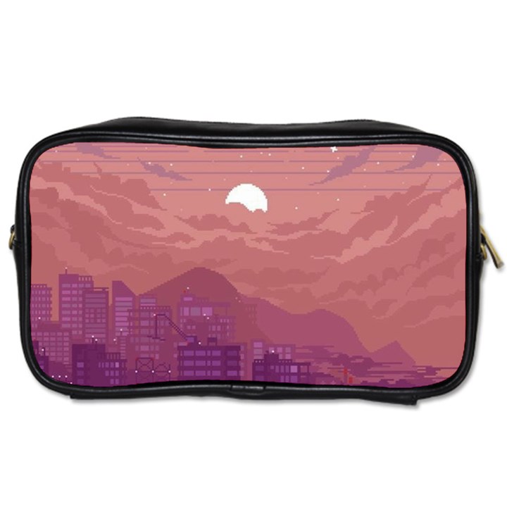 Aesthetic Pixel Art Landscape Toiletries Bag (One Side)