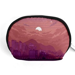 Aesthetic Pixel Art Landscape Accessory Pouch (medium) by Sarkoni