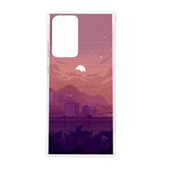 Aesthetic Pixel Art Landscape Samsung Galaxy Note 20 Ultra Tpu Uv Case by Sarkoni