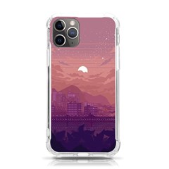 Aesthetic Pixel Art Landscape Iphone 11 Pro 5 8 Inch Tpu Uv Print Case by Sarkoni