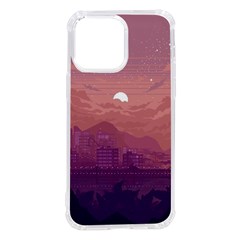 Aesthetic Pixel Art Landscape Iphone 14 Pro Max Tpu Uv Print Case by Sarkoni