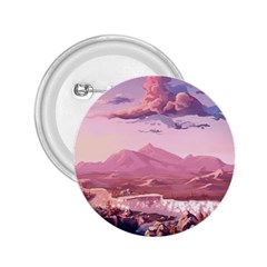 Aesthetic Landscape Vintage Cartoon 2.25  Buttons