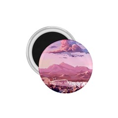 Aesthetic Landscape Vintage Cartoon 1.75  Magnets