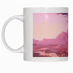 Aesthetic Landscape Vintage Cartoon White Mug