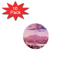 Aesthetic Landscape Vintage Cartoon 1  Mini Buttons (10 pack) 