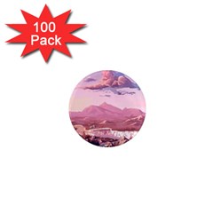 Aesthetic Landscape Vintage Cartoon 1  Mini Magnets (100 pack) 