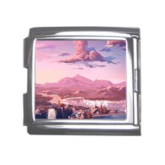 Aesthetic Landscape Vintage Cartoon Mega Link Italian Charm (18mm)