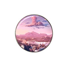 Aesthetic Landscape Vintage Cartoon Hat Clip Ball Marker