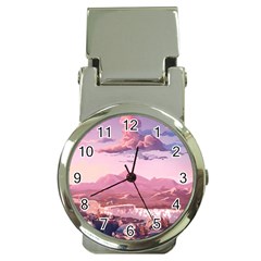 Aesthetic Landscape Vintage Cartoon Money Clip Watches