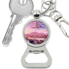 Aesthetic Landscape Vintage Cartoon Bottle Opener Key Chain