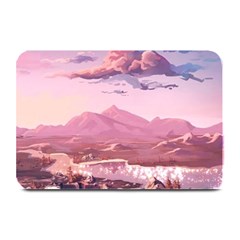 Aesthetic Landscape Vintage Cartoon Plate Mats