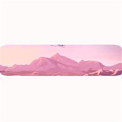 Aesthetic Landscape Vintage Cartoon Large Bar Mat