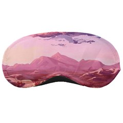 Aesthetic Landscape Vintage Cartoon Sleep Mask by Sarkoni