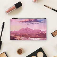 Aesthetic Landscape Vintage Cartoon Cosmetic Bag (small) by Sarkoni