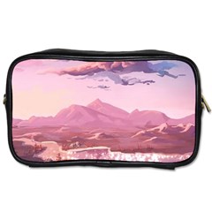 Aesthetic Landscape Vintage Cartoon Toiletries Bag (One Side)