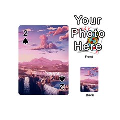 Aesthetic Landscape Vintage Cartoon Playing Cards 54 Designs (Mini)