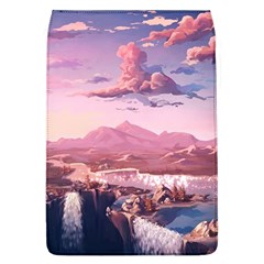 Aesthetic Landscape Vintage Cartoon Removable Flap Cover (L)