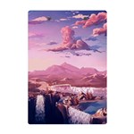 Aesthetic Landscape Vintage Cartoon A5 Acrylic Clipboard Back