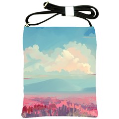 Anime Landscape Shoulder Sling Bag by Sarkoni